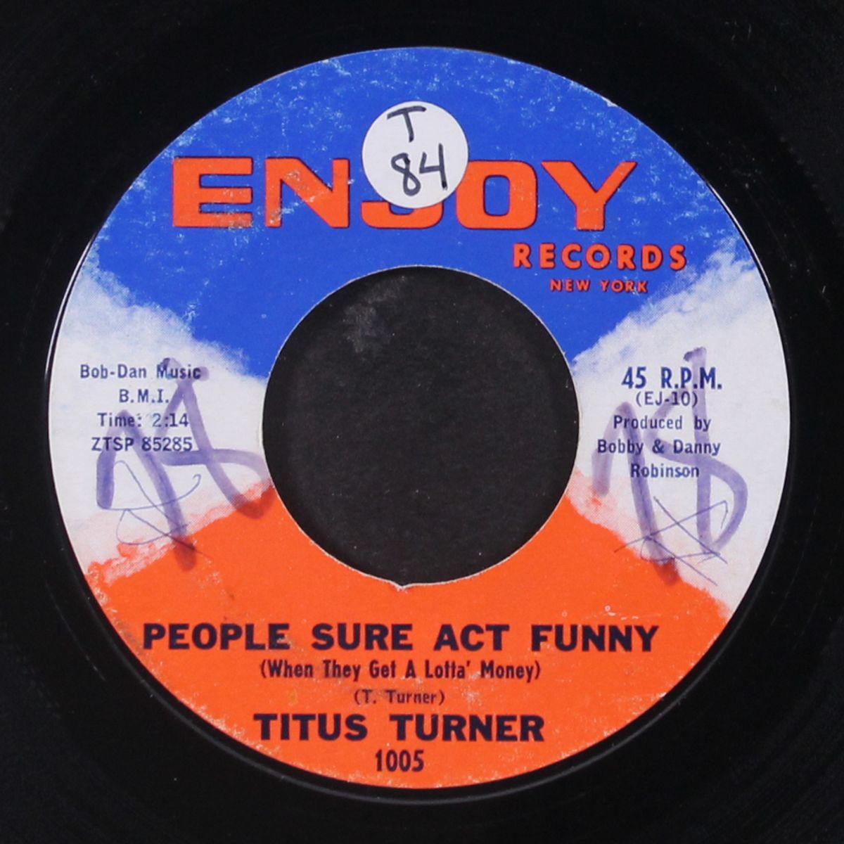 people sure act funny / my darkest hour by TITUS TURNER