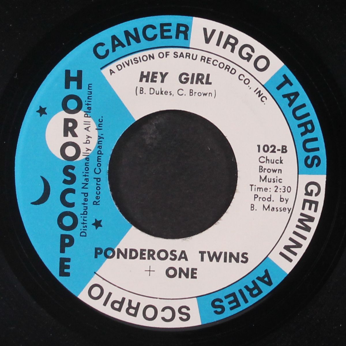 you send me / hey girl by PONDEROSA TWINS + ONE