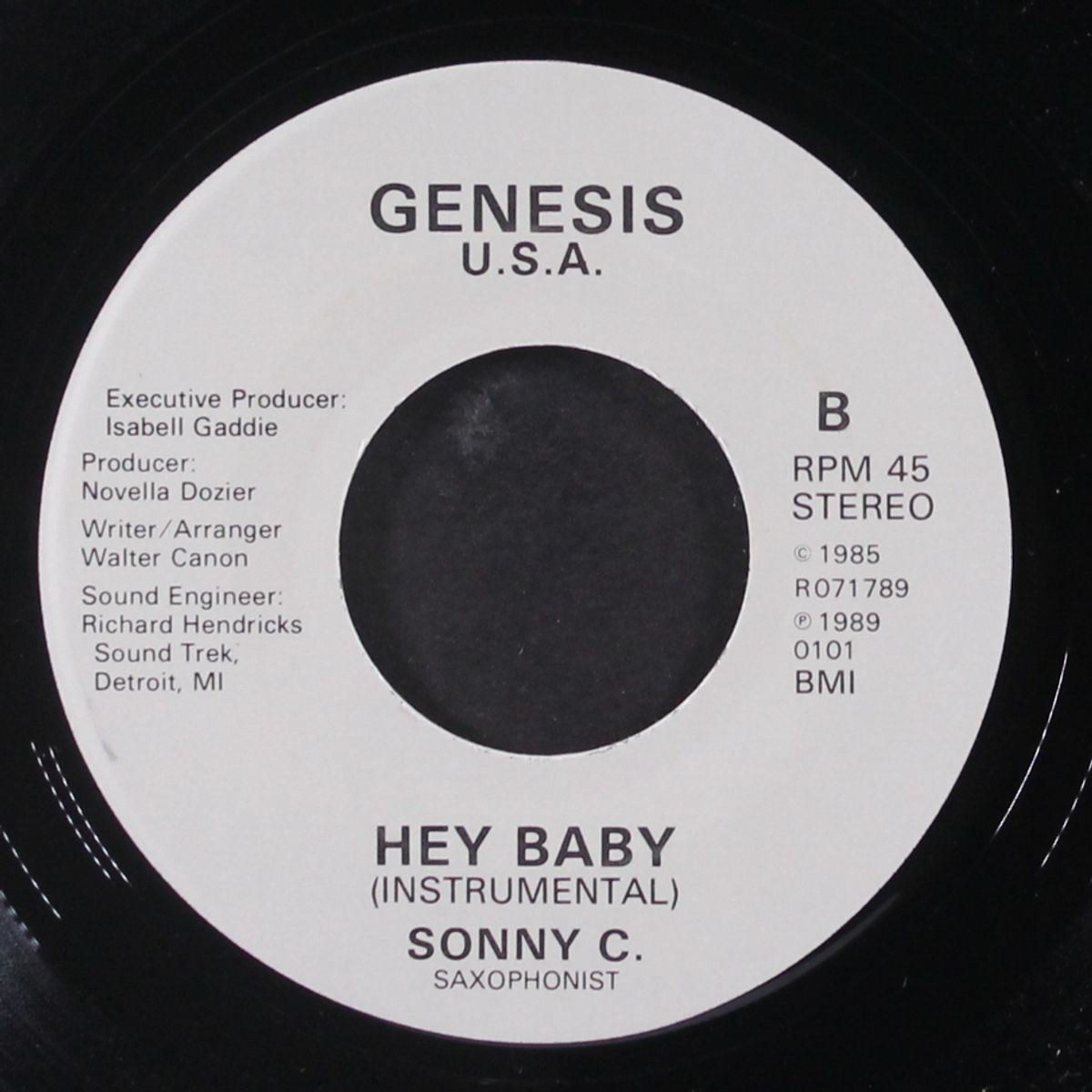 hey baby / instrumental by SONNY C.