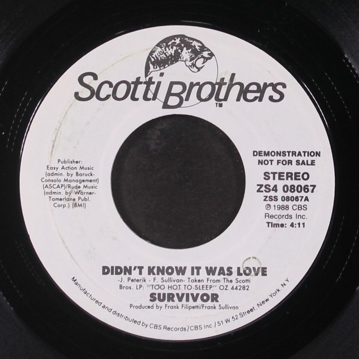 didn't know it was love by SURVIVOR
