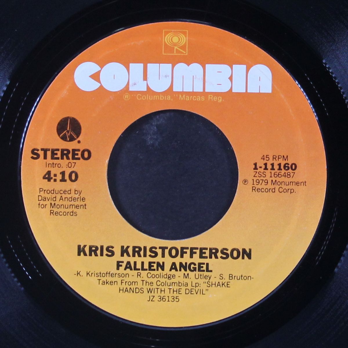 prove it to you one more time again / fallen angel by KRIS KRISTOFFERSON