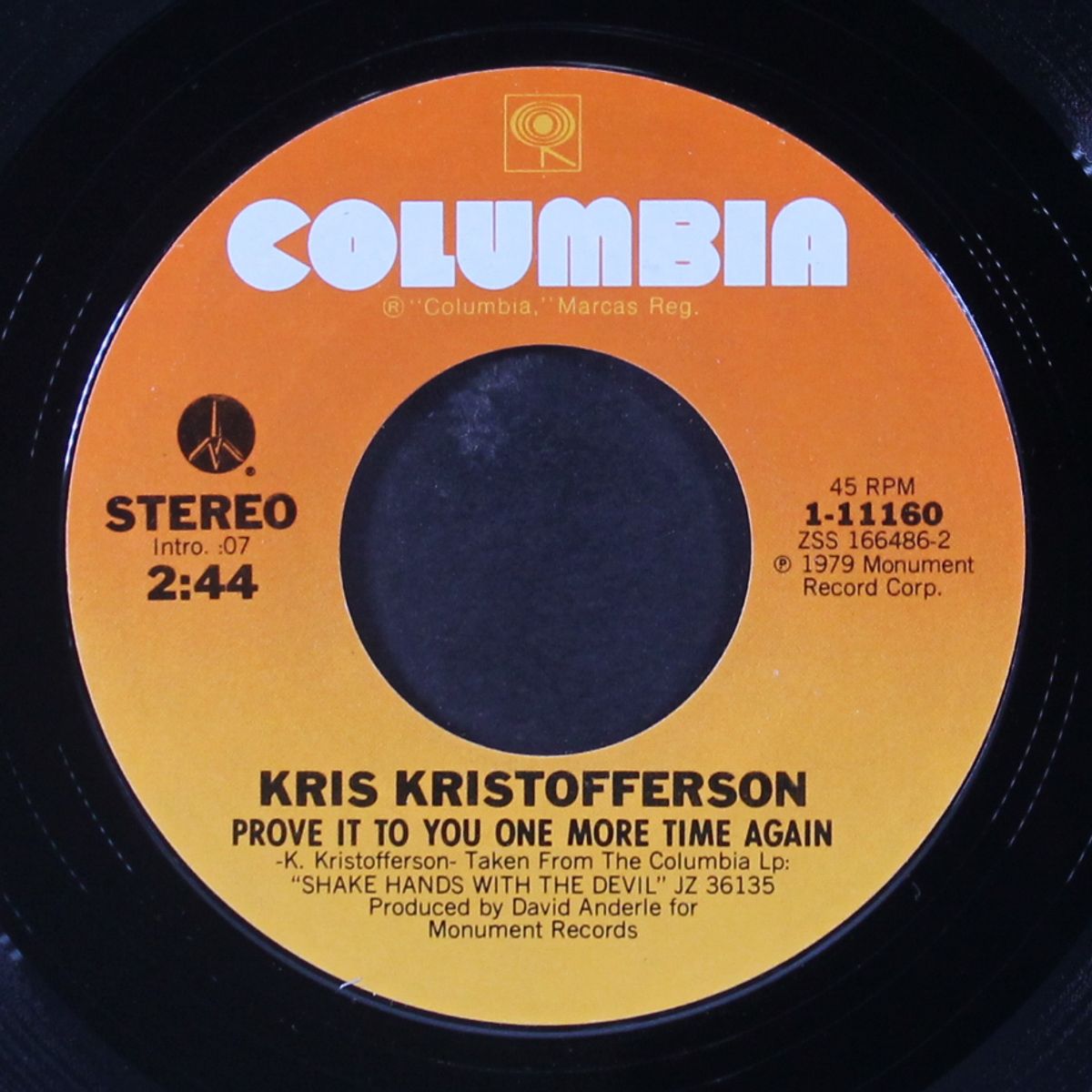 prove it to you one more time again / fallen angel by KRIS KRISTOFFERSON