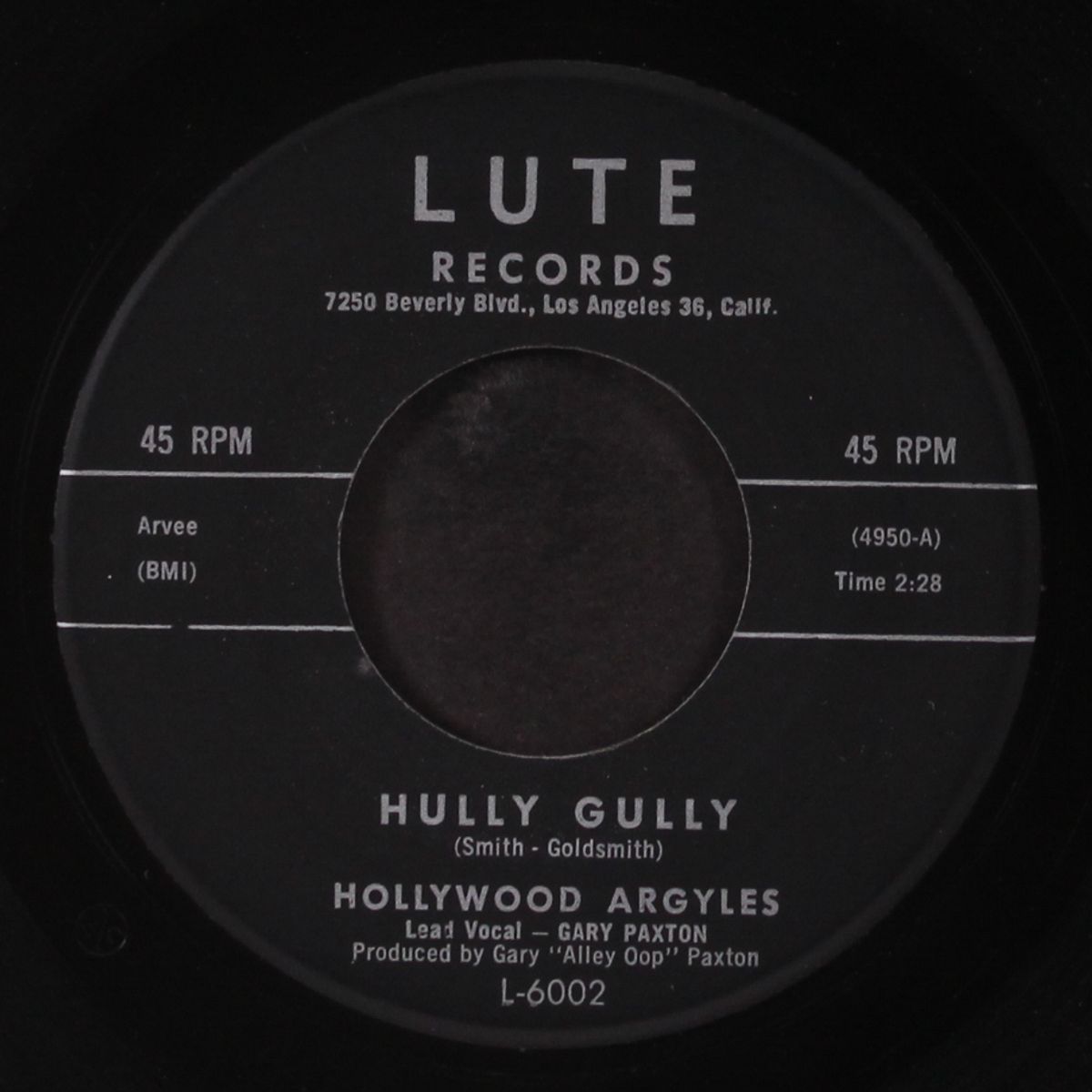 hully gully / so fine by HOLLYWOOD ARGYLES