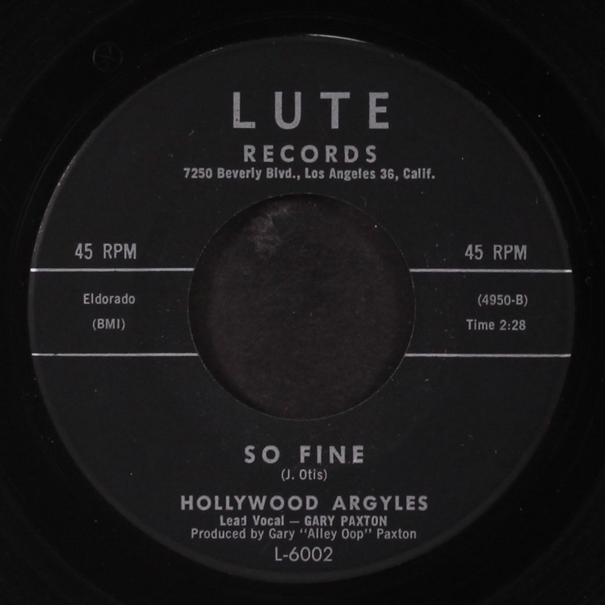 hully gully / so fine by HOLLYWOOD ARGYLES