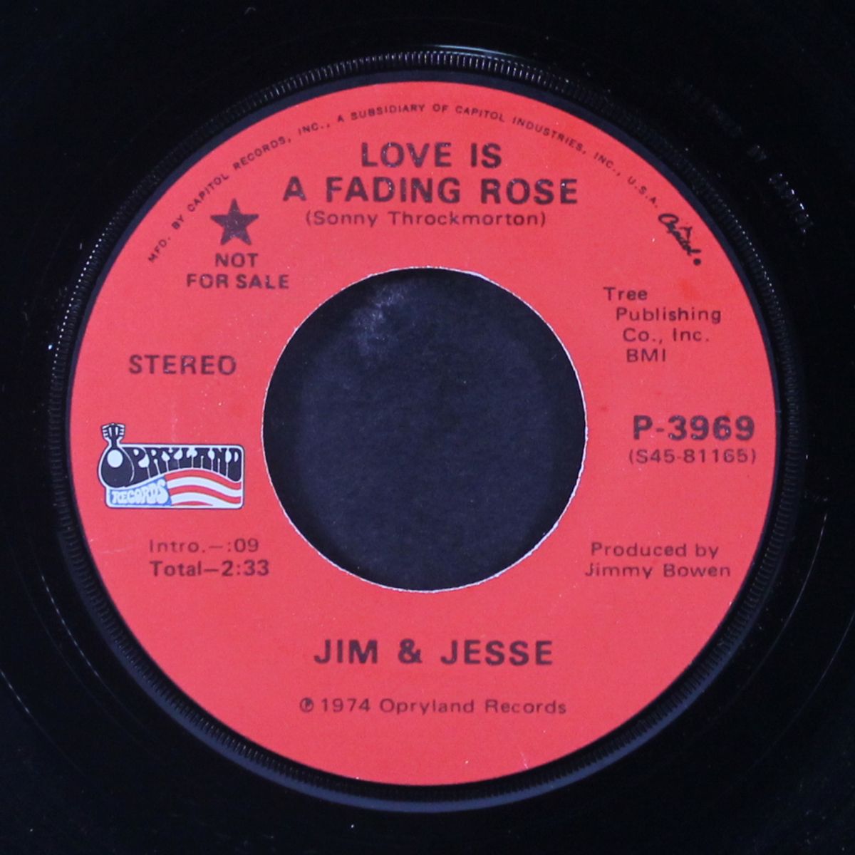 love is a fading rose by JIM & JESSE
