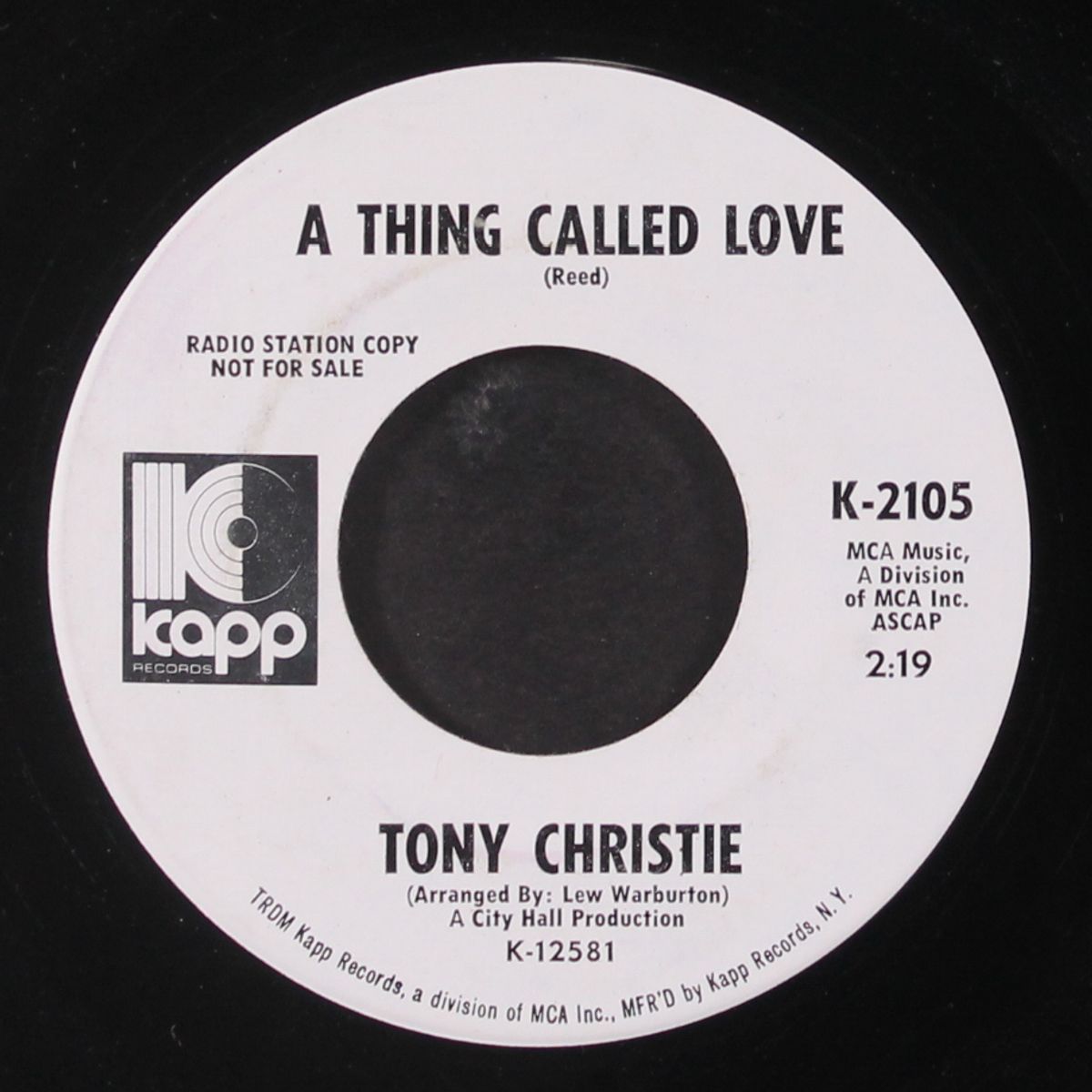 god is on my side by TONY CHRISTIE