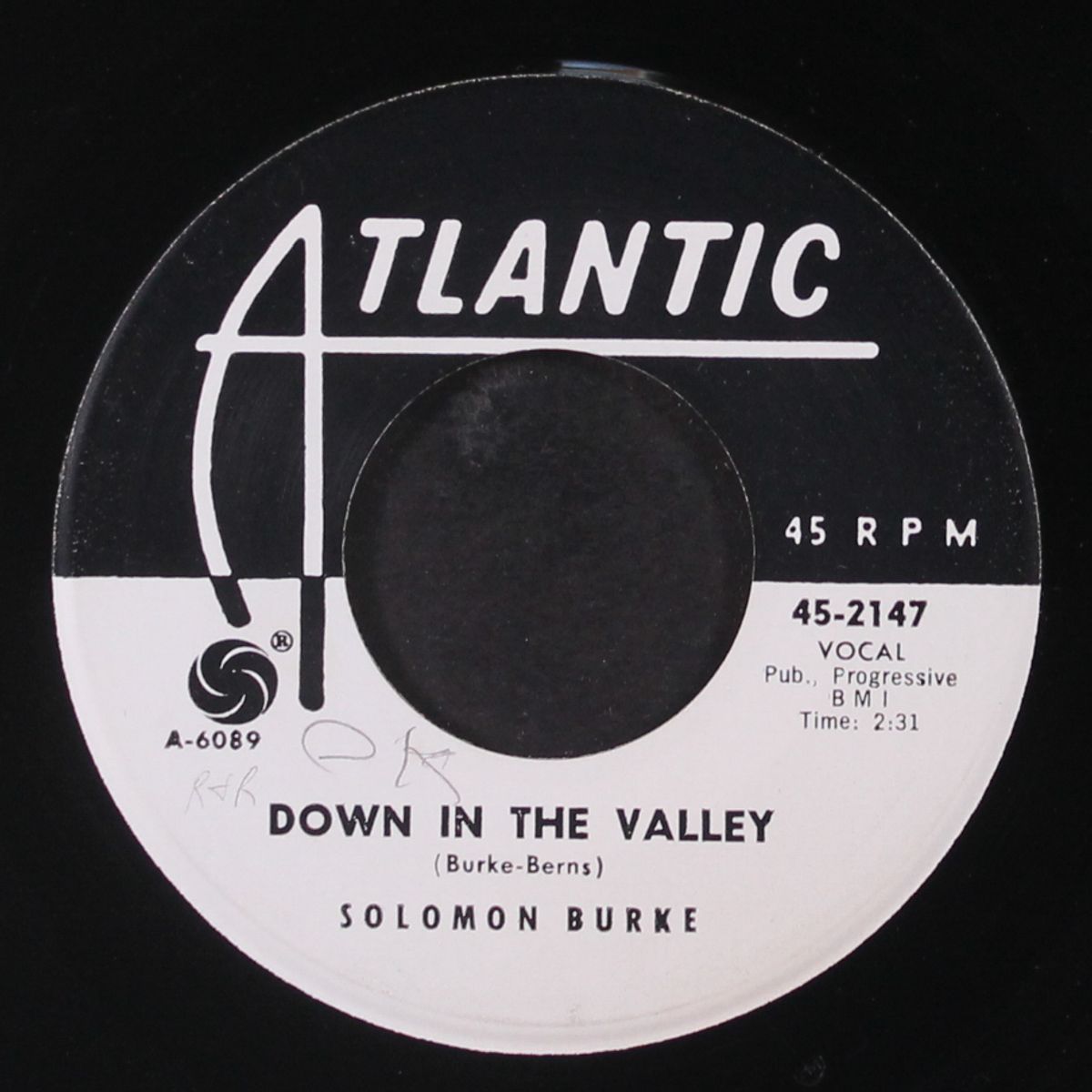 down in the valley by SOLOMON BURKE