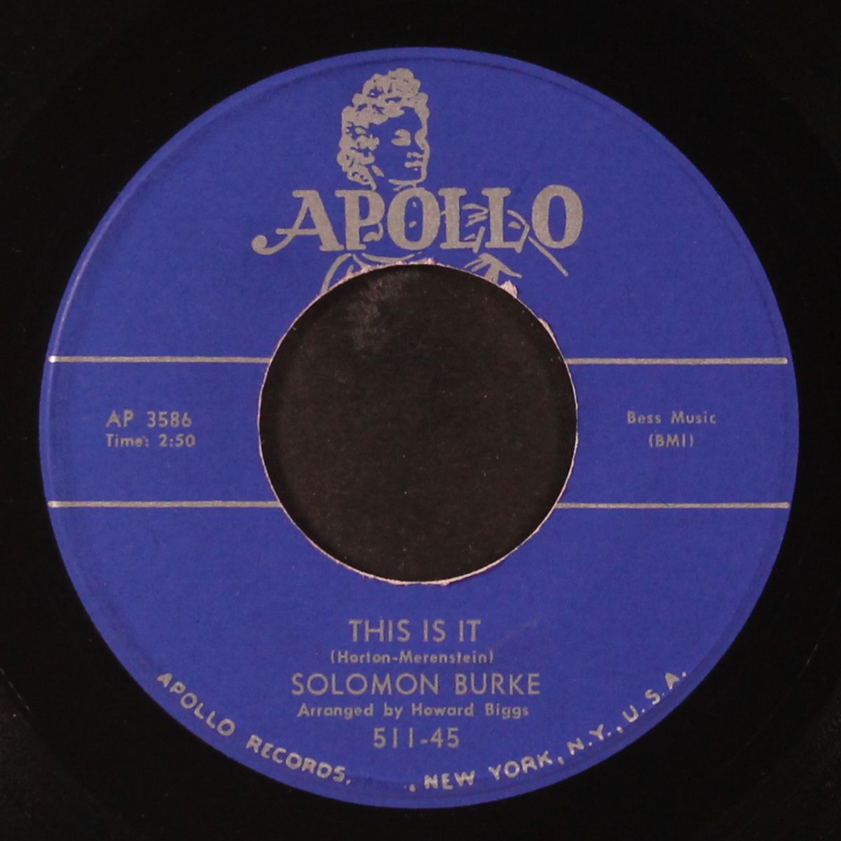 this is it / i need you tonight by SOLOMON BURKE