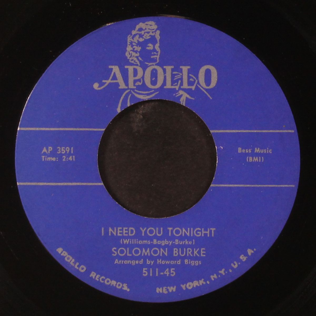 this is it / i need you tonight by SOLOMON BURKE