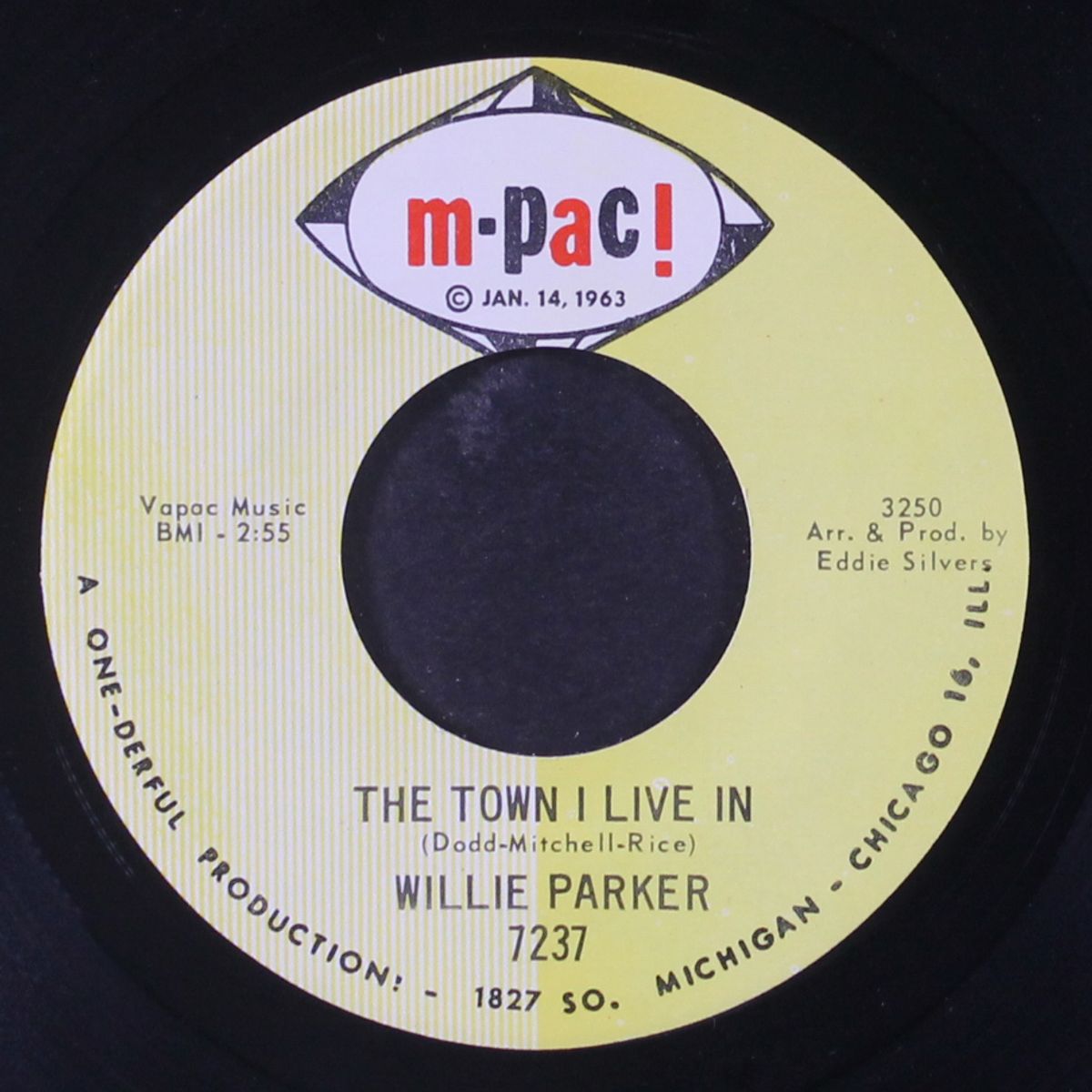 the town i live in / don't hurt the one you love by WILLIE PARKER