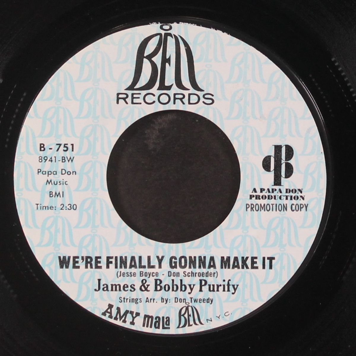 untie me / we're finally gonna make it by JAMES & BOBBY PURIFY