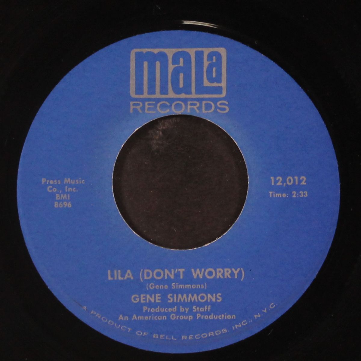 lila (don't worry) / i'm just a loser by GENE SIMMONS