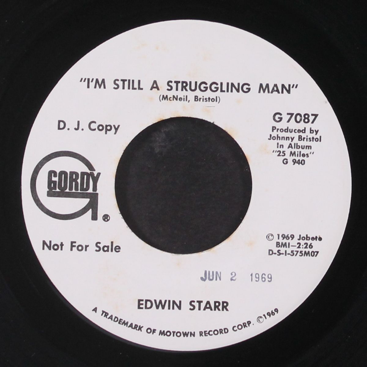 i'm still a struggling man / same by EDWIN STARR