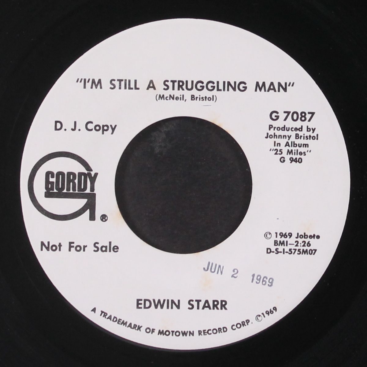 i'm still a struggling man / same by EDWIN STARR
