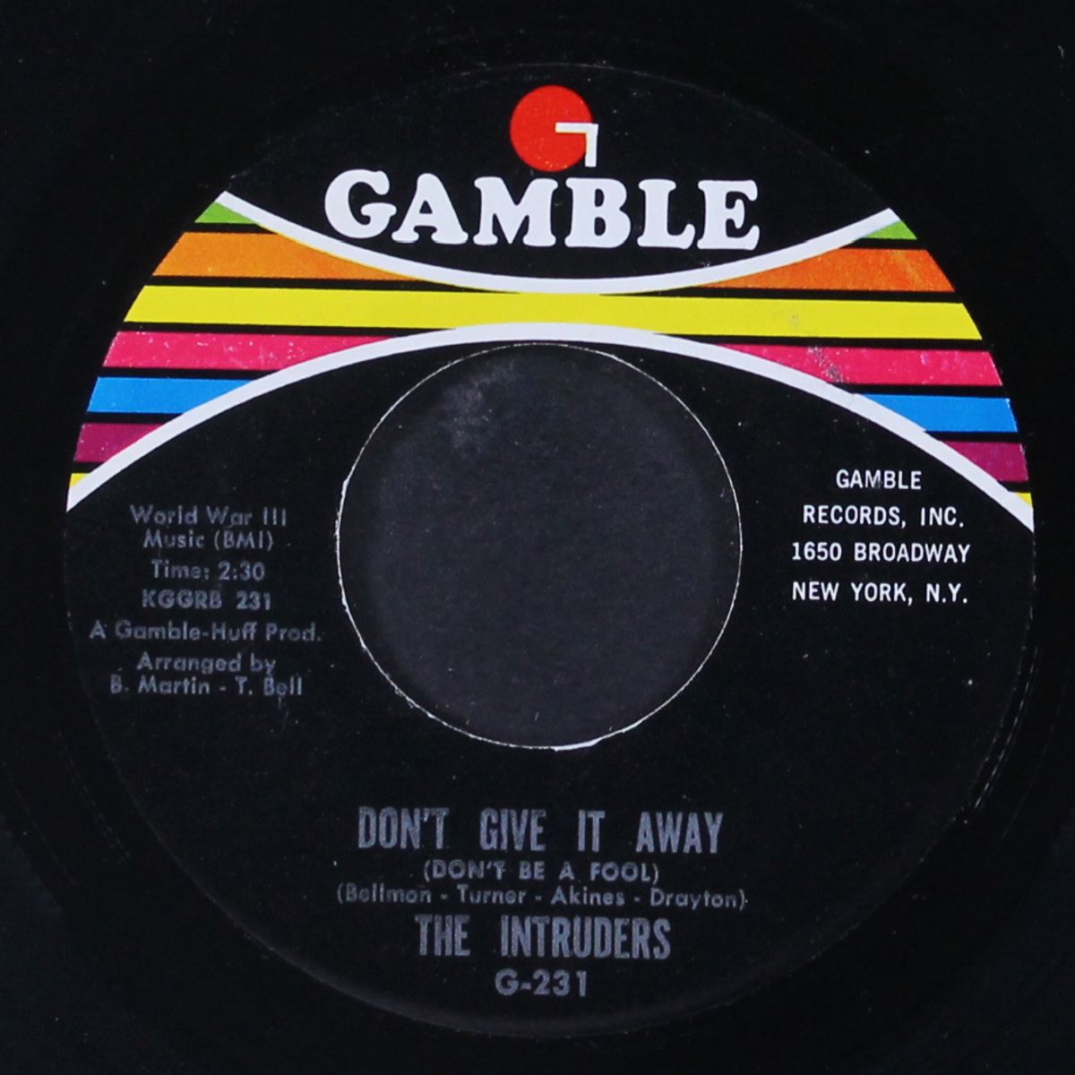 lollipop / don't give it away by INTRUDERS