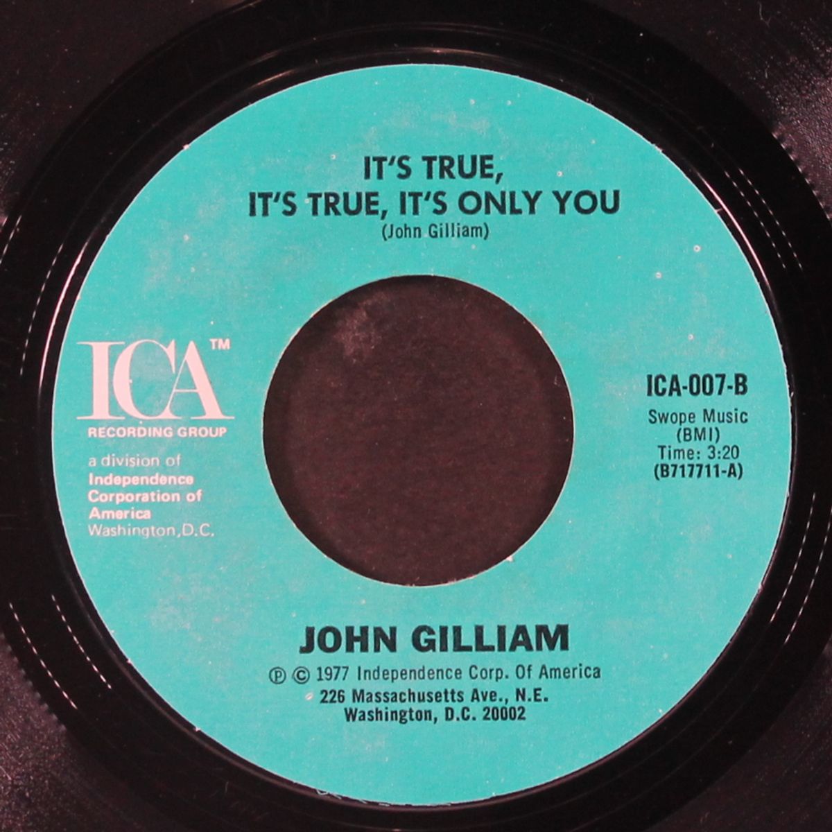 come back carol / it's true, it's true, it's only you by JOHN GILLIAM