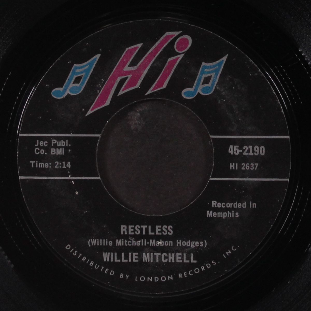 too sweet / restless by WILLIE MITCHELL
