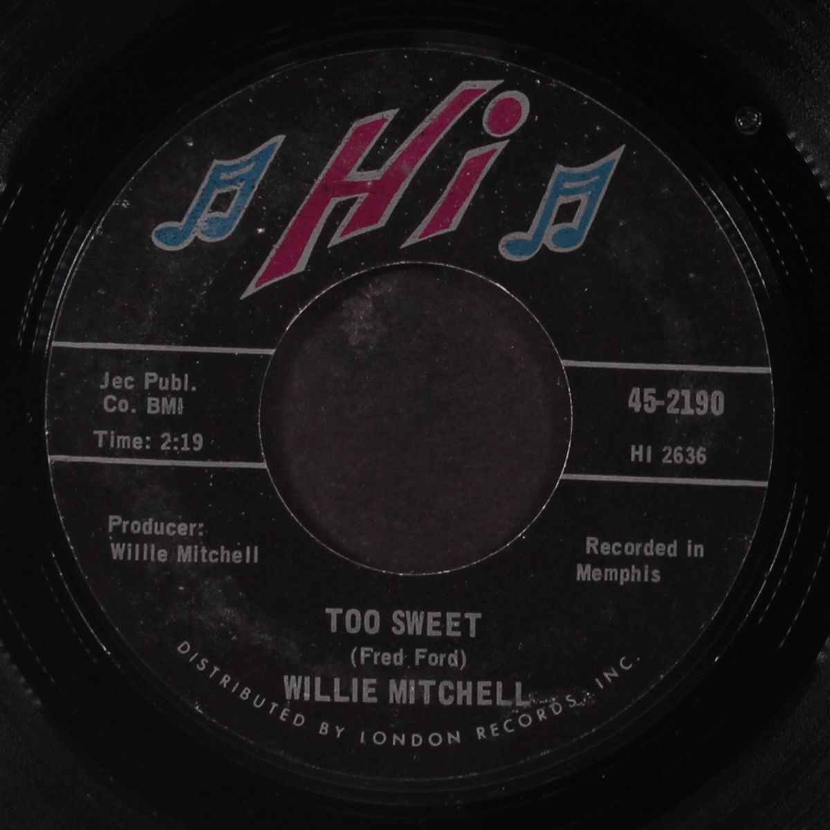 too sweet / restless by WILLIE MITCHELL