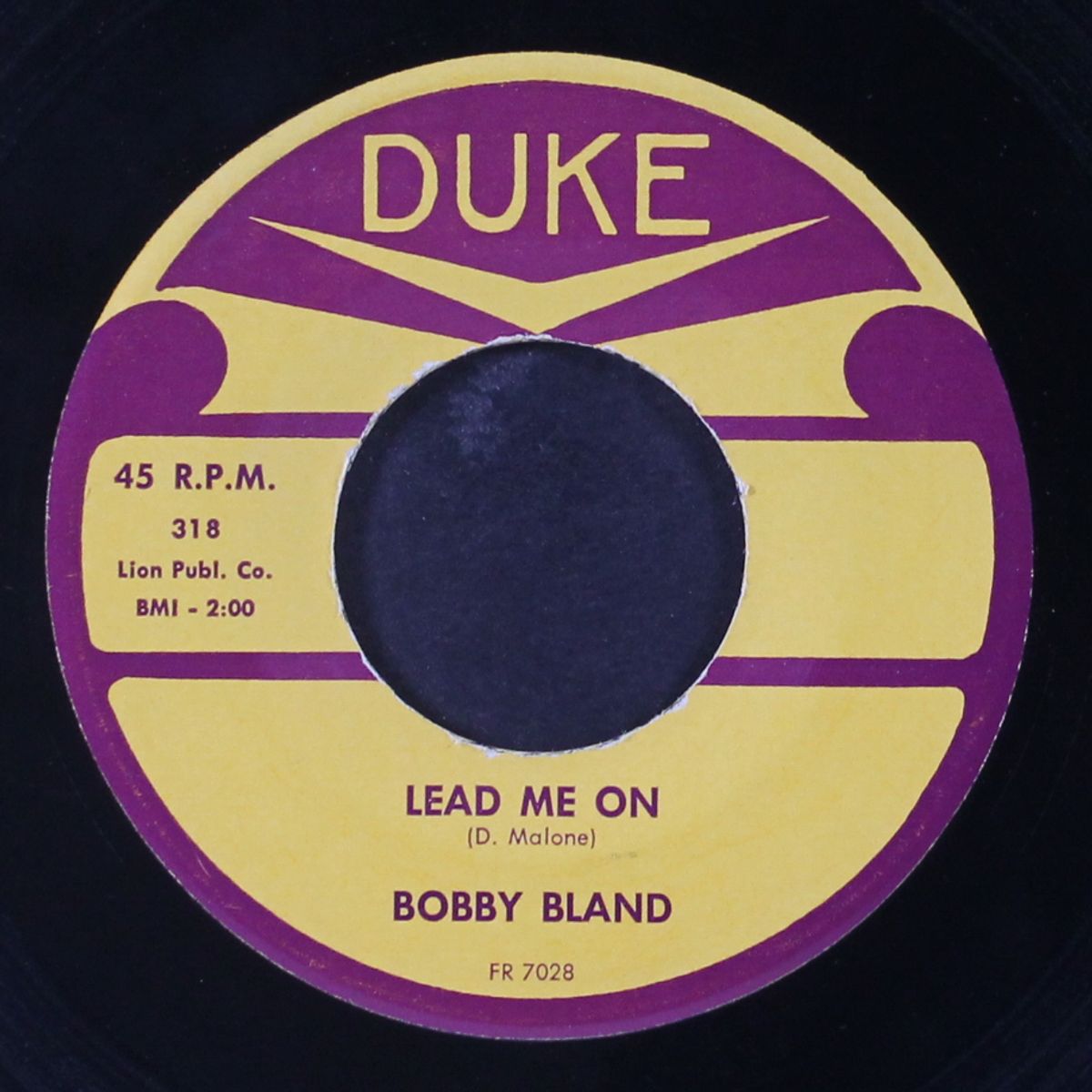 lead me on / hold me tenderly by BOBBY BLAND