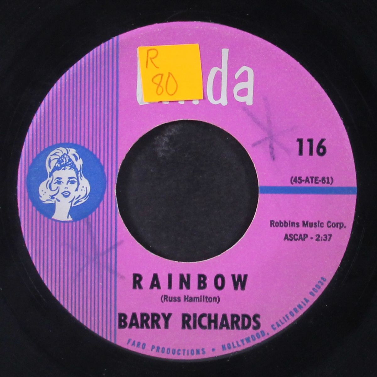 dream girl / rainbow by BARRY RICHARDS