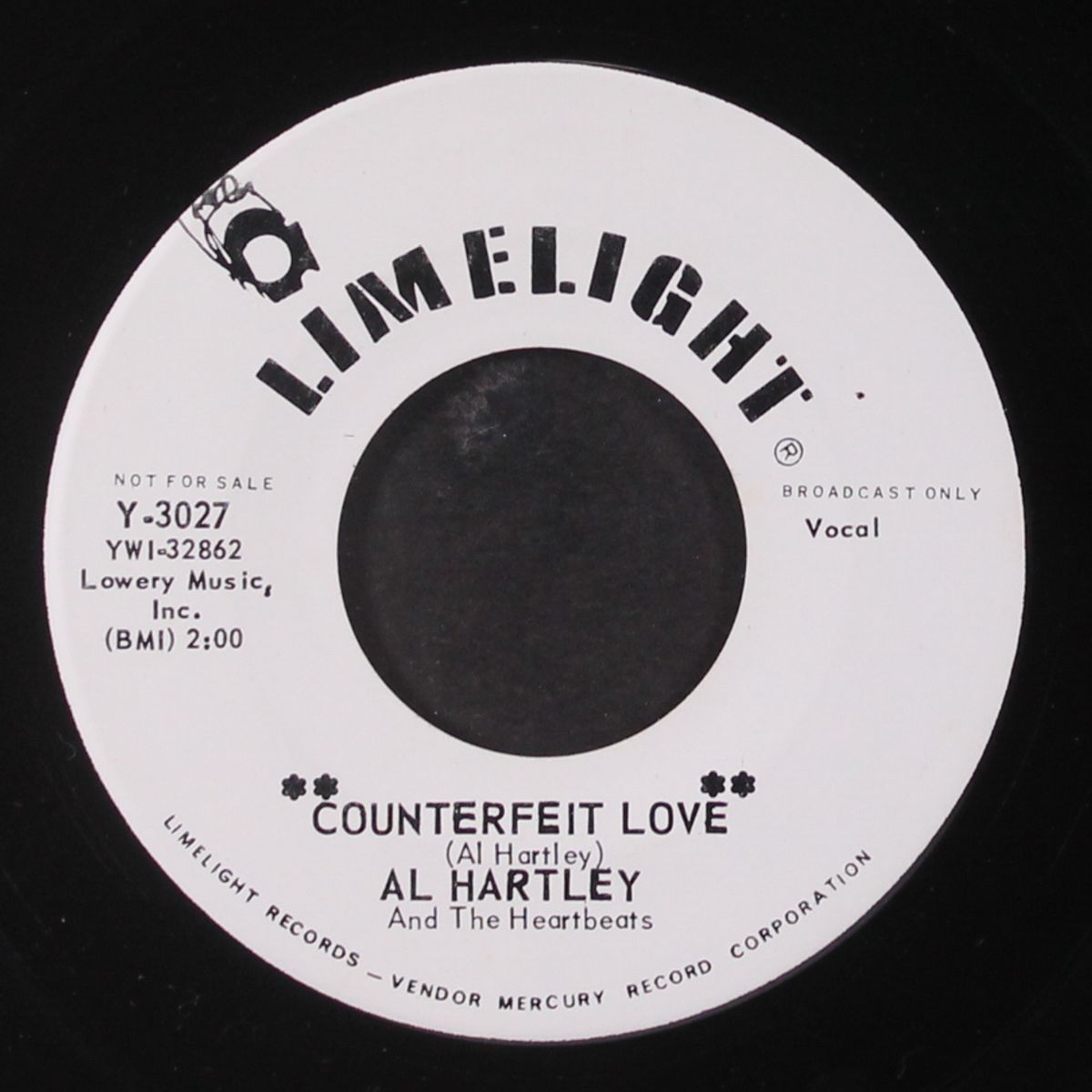 counterfeit love / ain't you glad it's summertime by AL HARTLEY