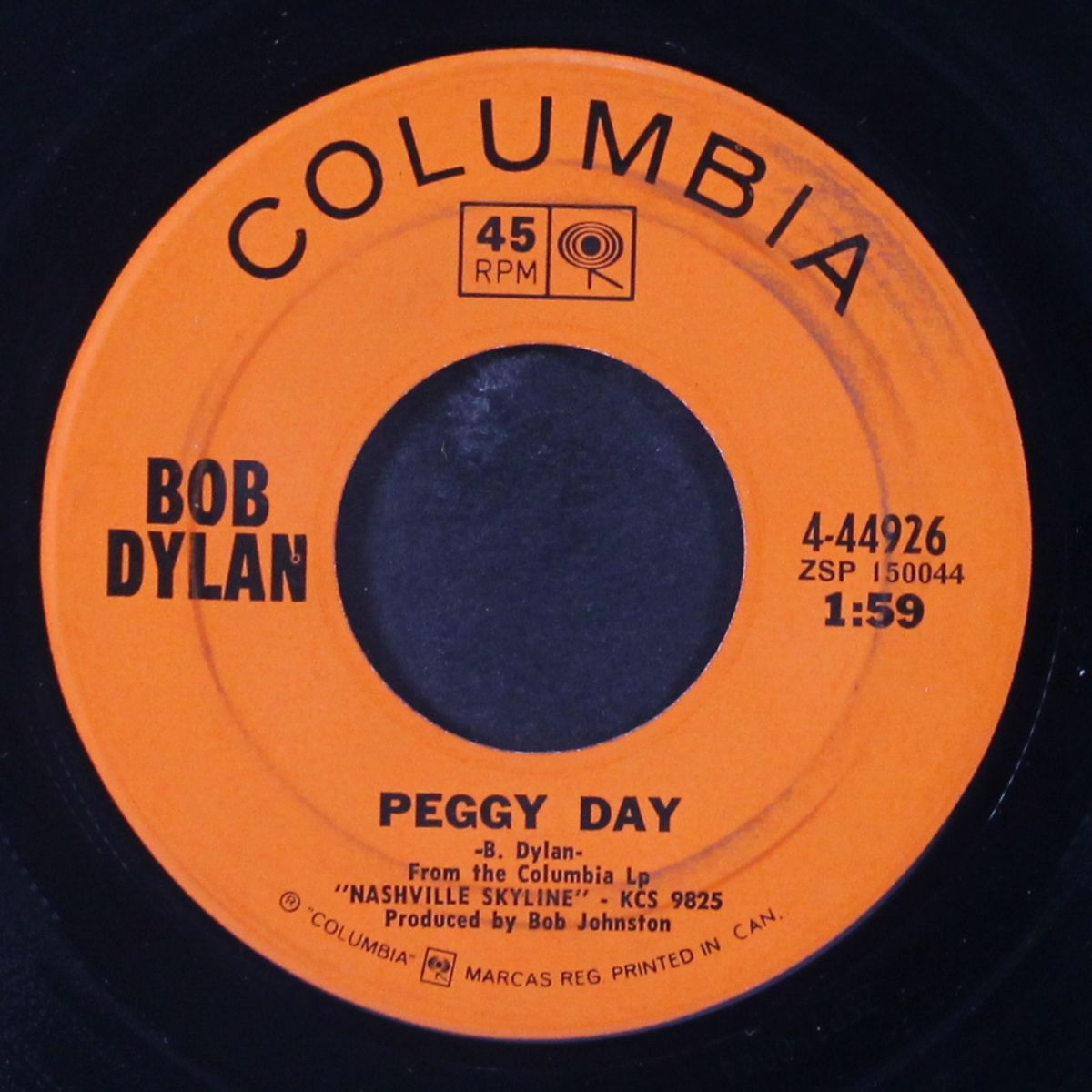 lay lady lay / peggy day by BOB DYLAN