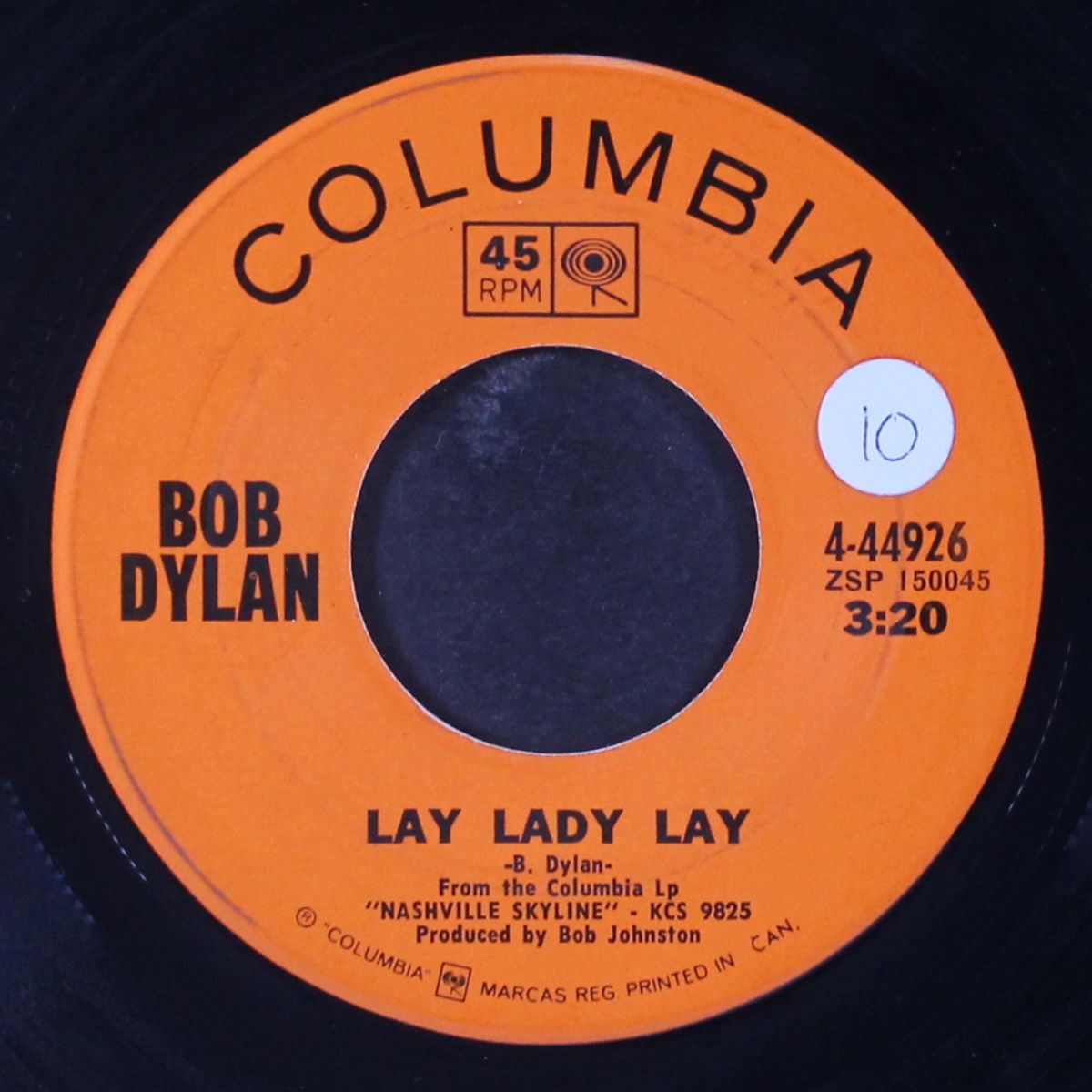 lay lady lay / peggy day by BOB DYLAN