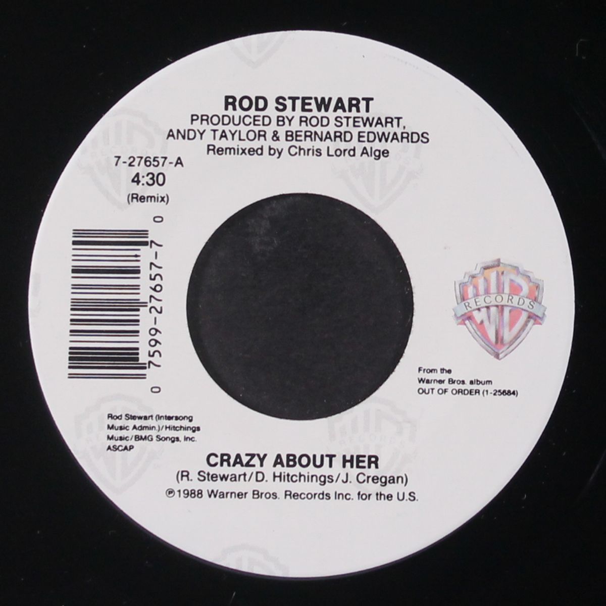 crazy about her / dynamite by ROD STEWART