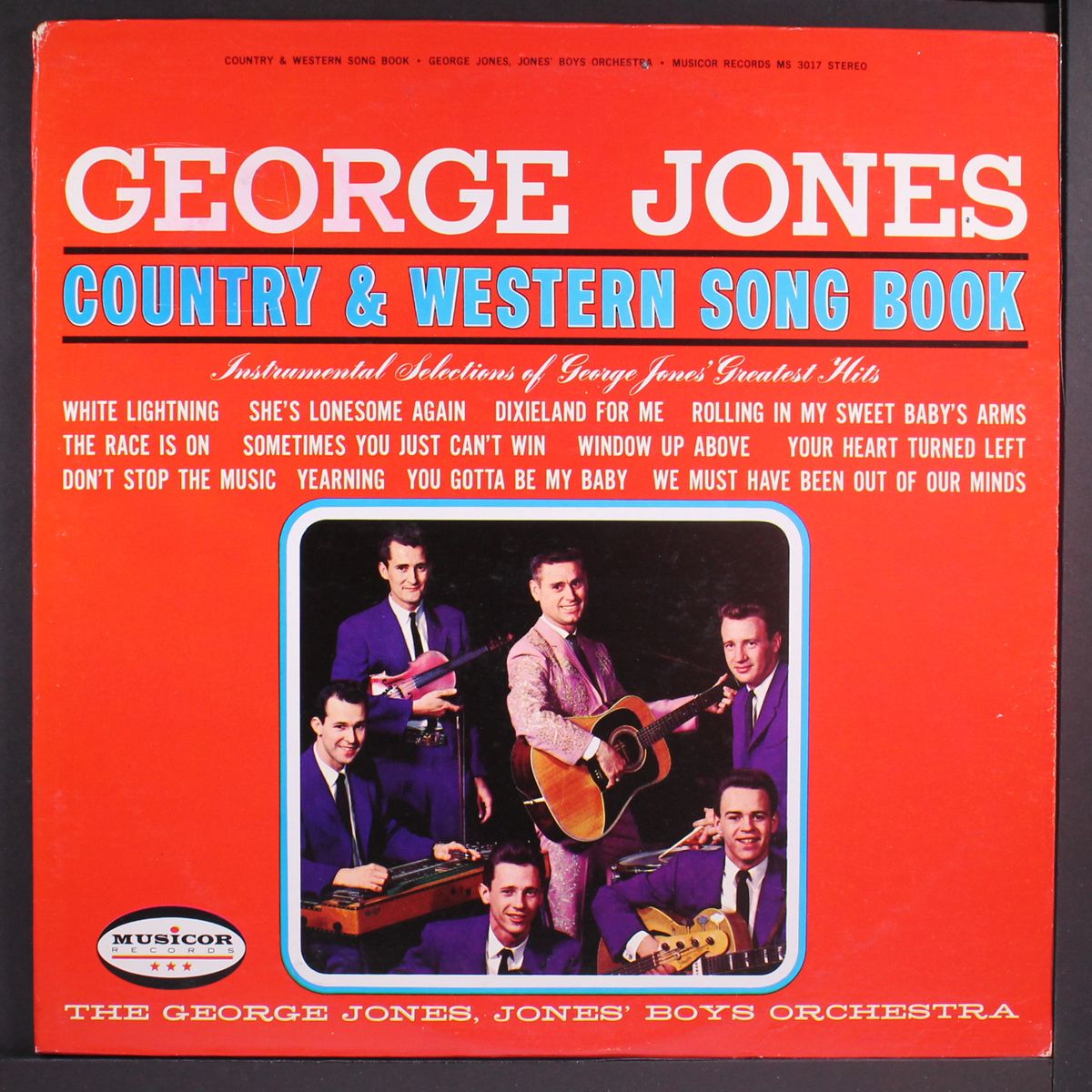country & western song book by GEORGE JONES