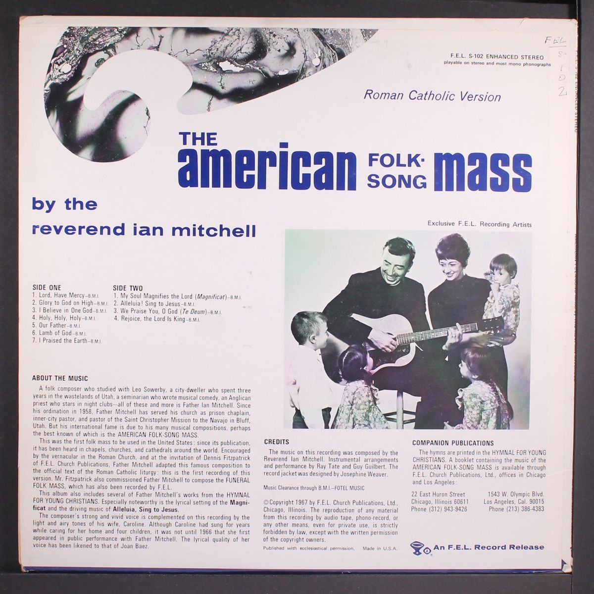 american folk-song mass by REV. IAN MITCHELL