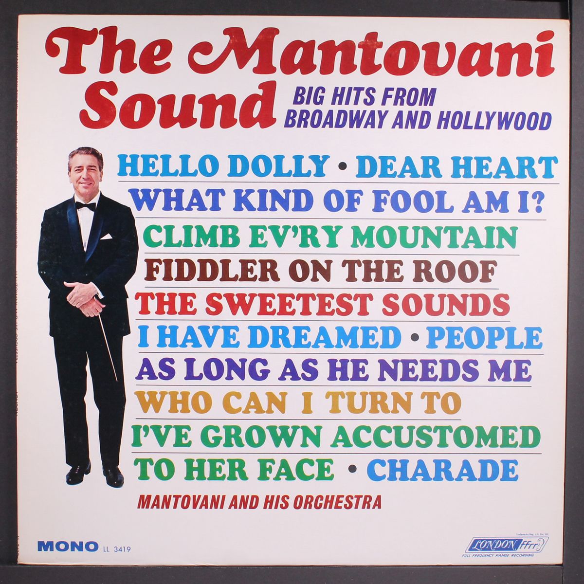 big hits from broadway & hollywood by MANTOVANI