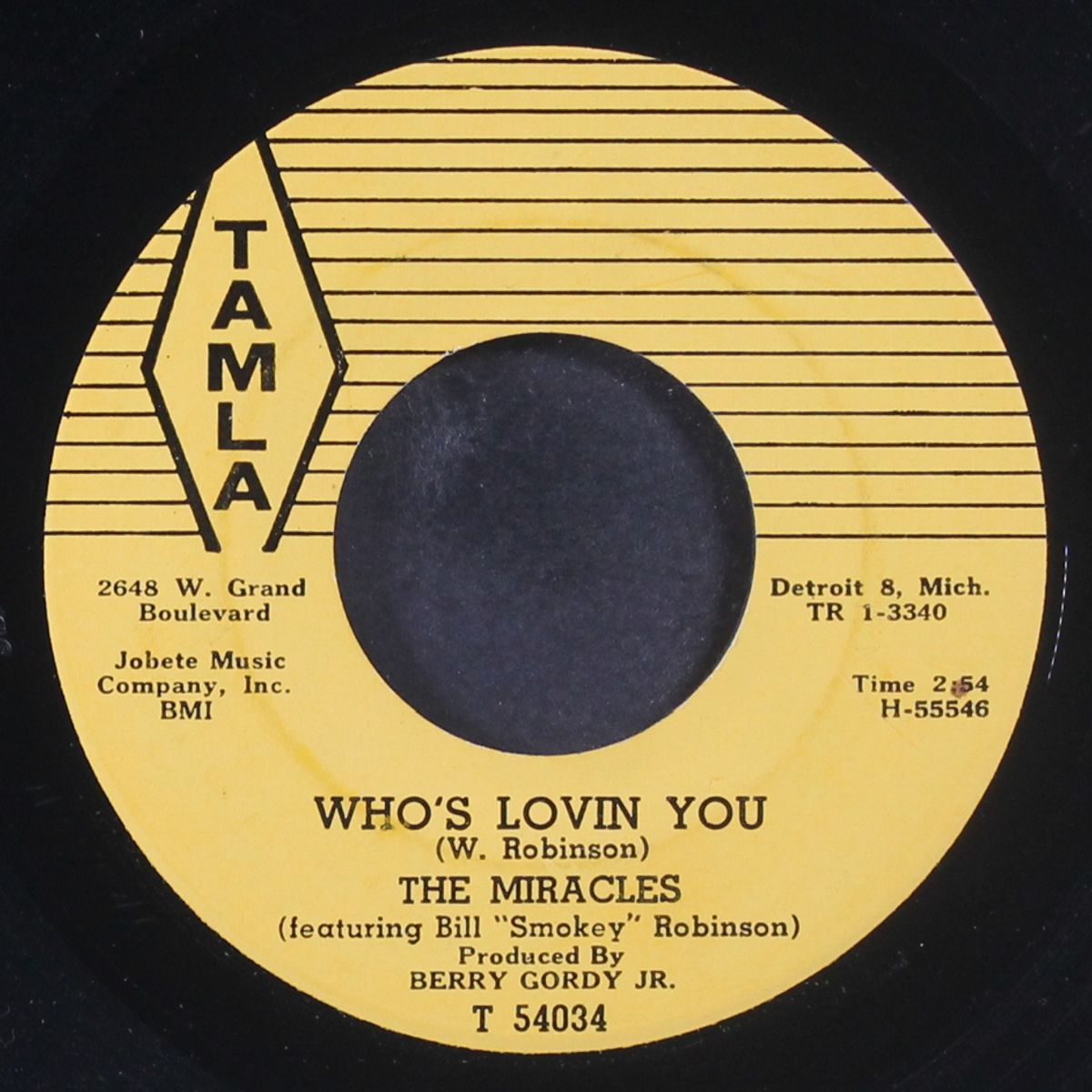 shop around / who's lovin you by MIRACLES
