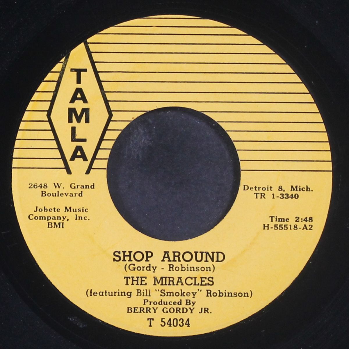 shop around / who's lovin you by MIRACLES