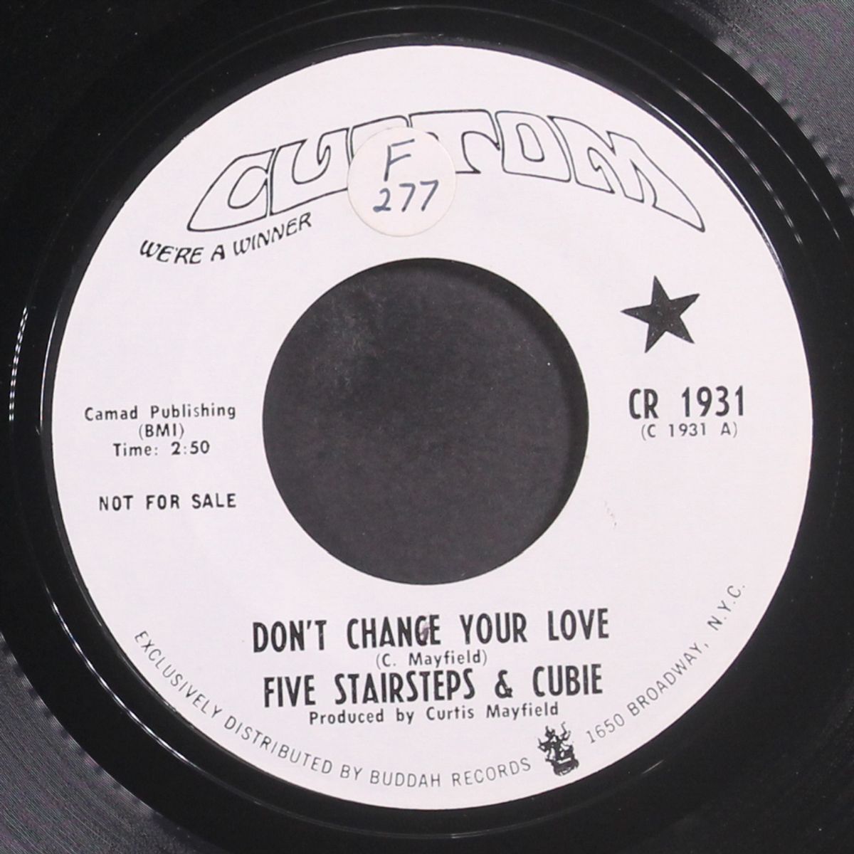 new dance craze / don't change your love by FIVE STAIRSTEPS & CUBIE