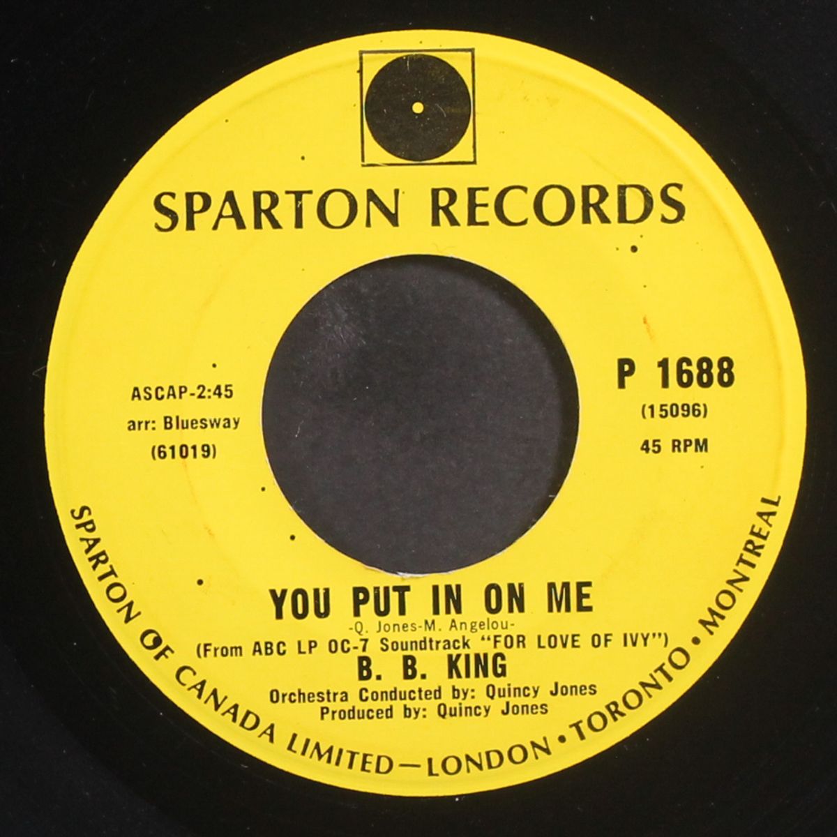you put it on me / the b.b. jones by B.B. KING