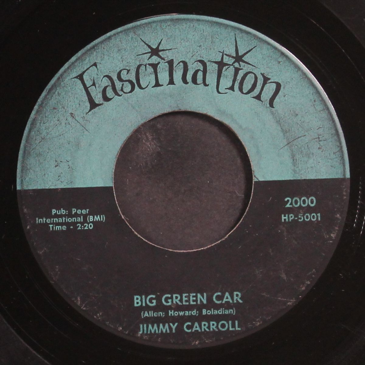 big green car / that's all i want by JIMMY CARROLL