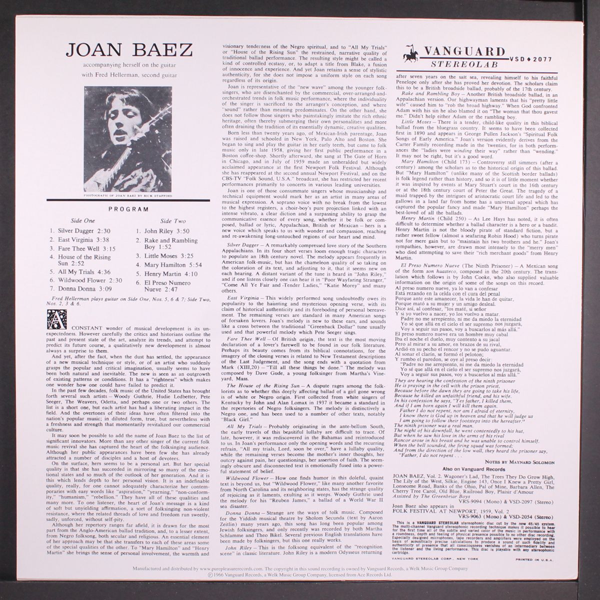 joan baez by JOAN BAEZ