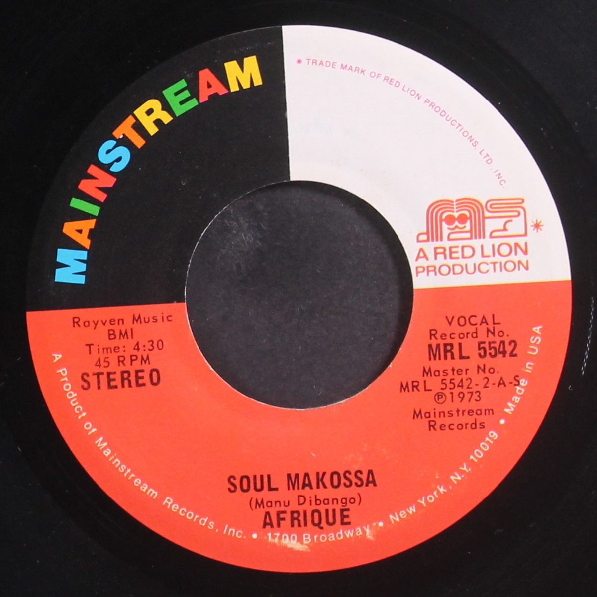 soul makossa / hot mud by AFRIQUE