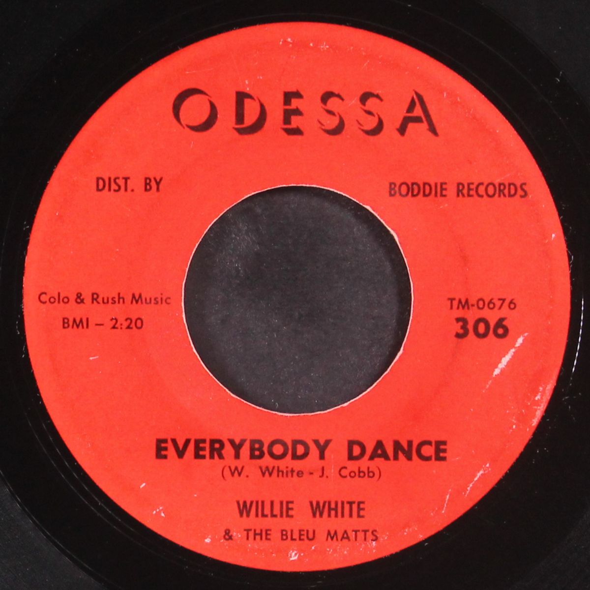 everybody dance / can it be you by WILLIE WHITE & THE BLEU MATTS
