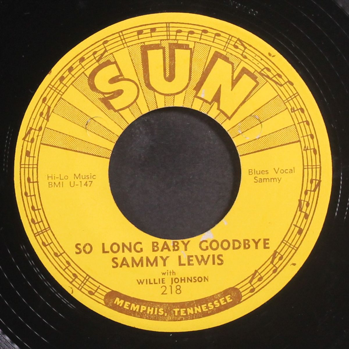 i feel so worried / so long baby goodbye by SAMMY LEWIS