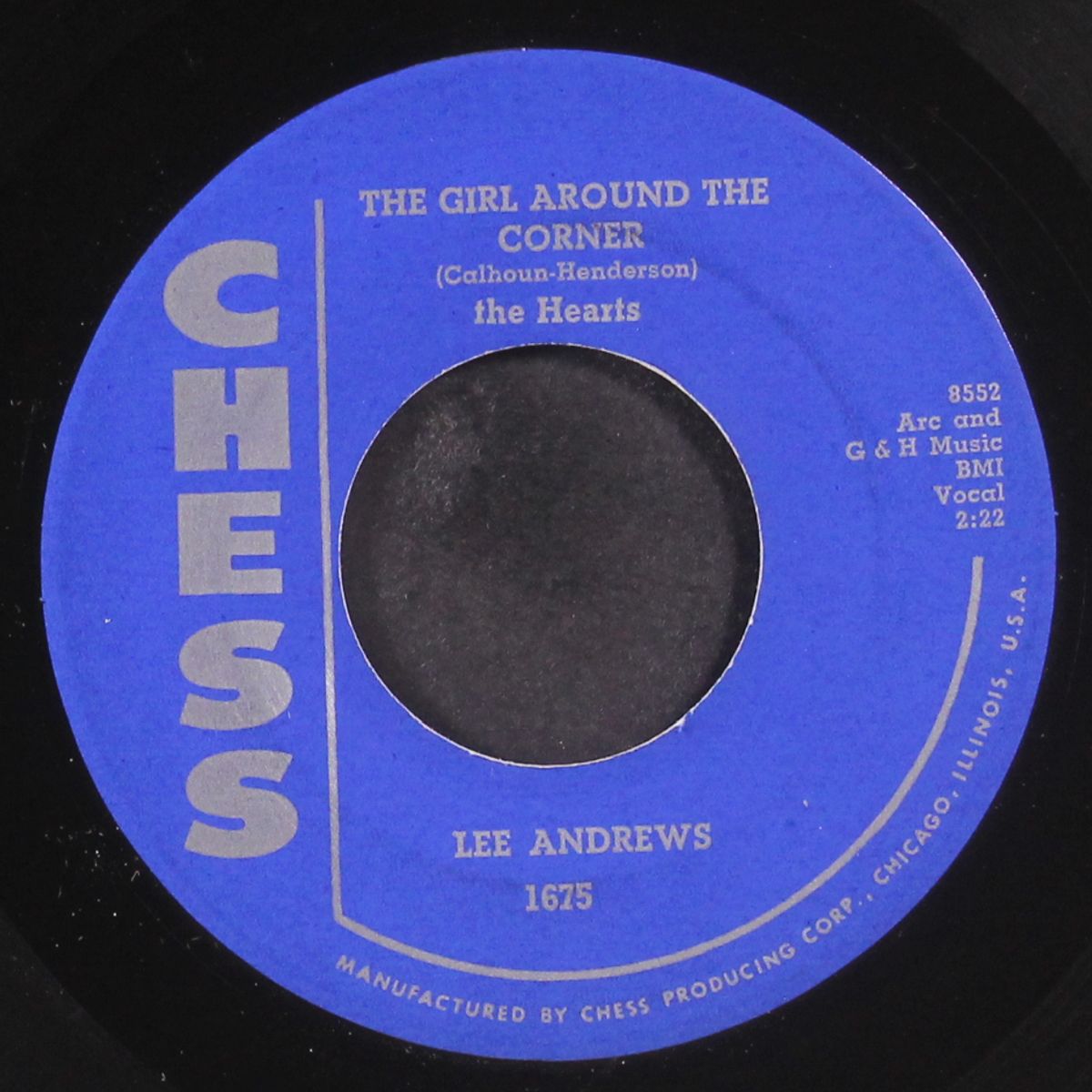 tear drops / the girl around the corner by LEE ANDREWS & HEARTS