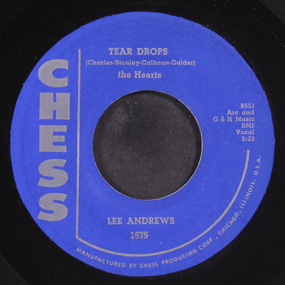 tear drops / the girl around the corner by LEE ANDREWS & HEARTS