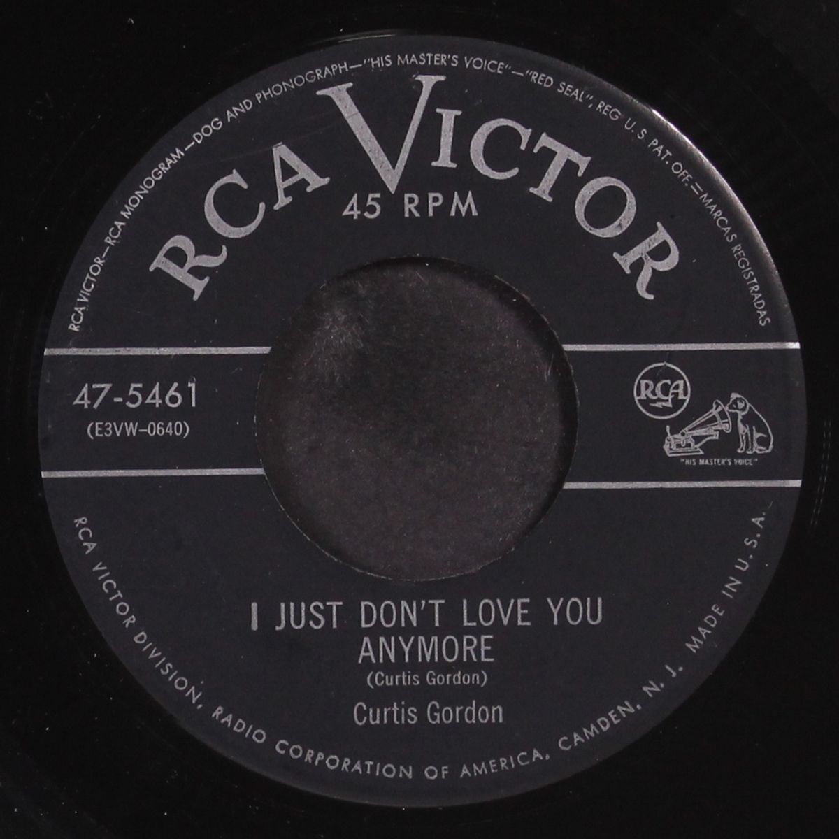 i just don't love you anymore / where'd ja get so much of by CURTIS GORDON
