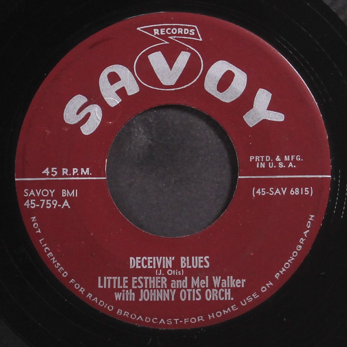 deceivin' blues / lost dream blues by LITTLE ESTHER