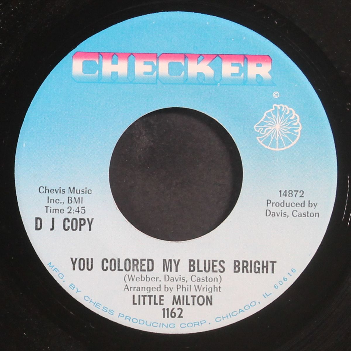 you colored my blues bright / feel so bad by LITTLE MILTON