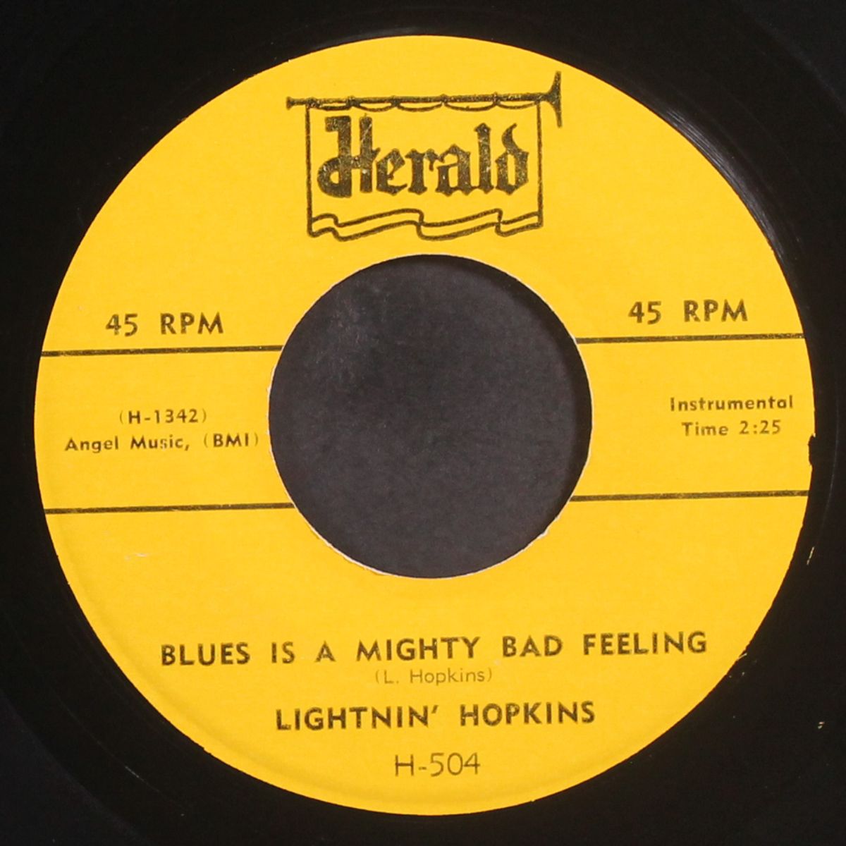 boogie woogie dance / blues is a mighty bad feeling by LIGHTNIN' HOPKINS
