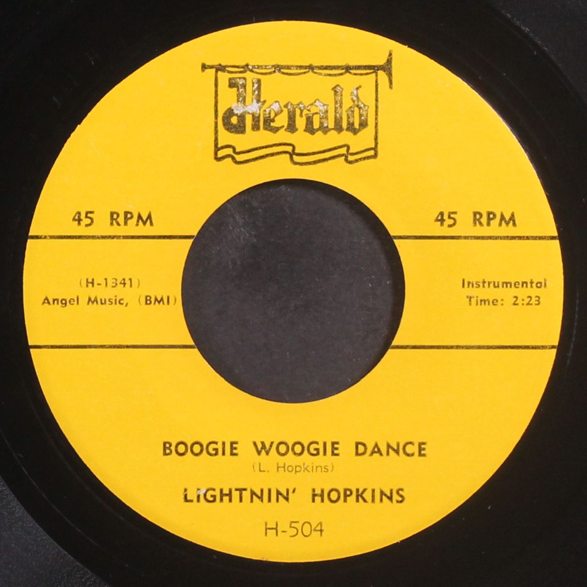 boogie woogie dance / blues is a mighty bad feeling by LIGHTNIN' HOPKINS