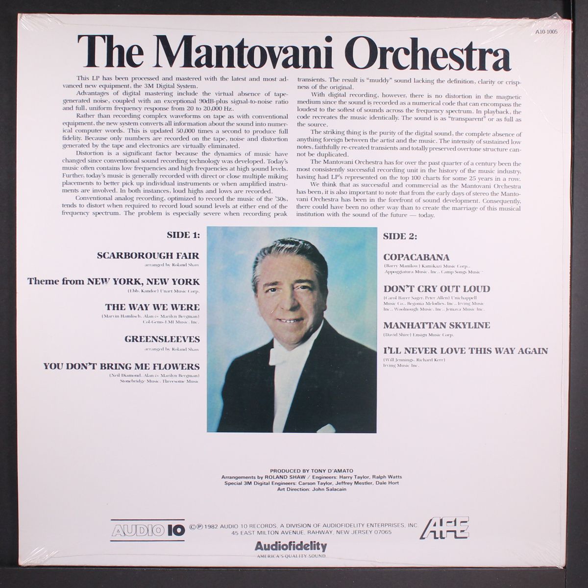 the legend by MANTOVANI