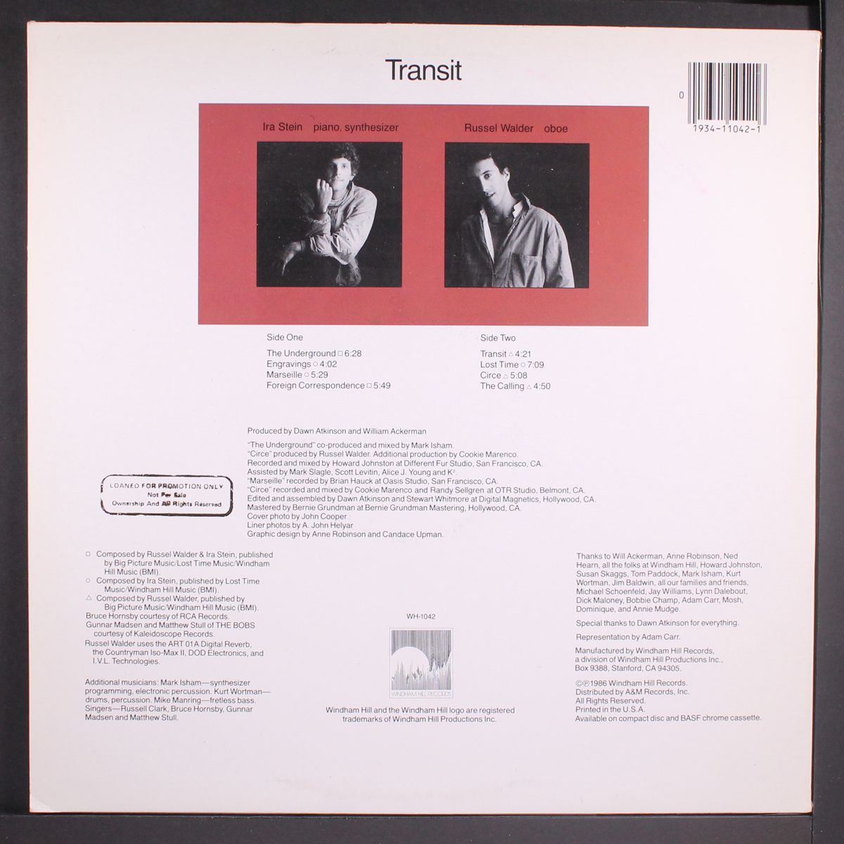 transit by IRA STEIN & RUSSEL WALDER