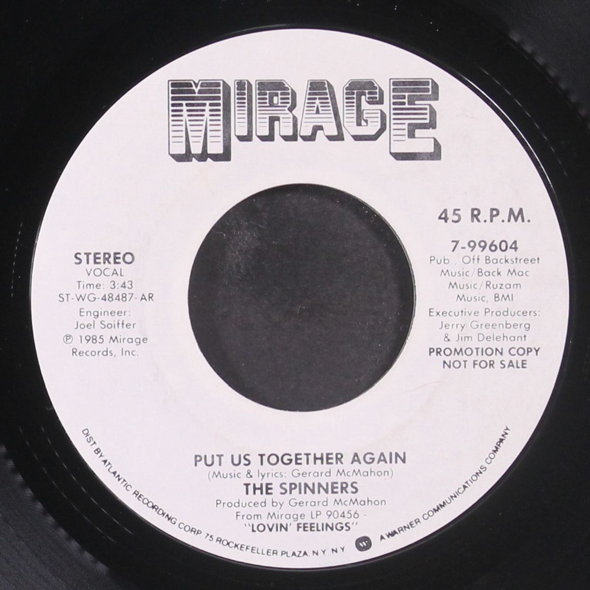 put us together again / same by SPINNERS